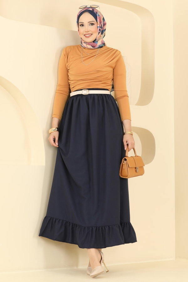 Modaselvim Skirt Skirts 148NZRK1200 Navy Blue