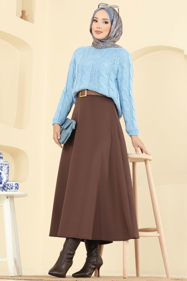 Modaselvim Skirt Skirts 2060TEG847 Brown