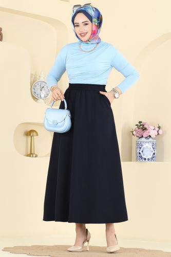 B.R.Z - Skirts 213BRZ597 Navy Blue