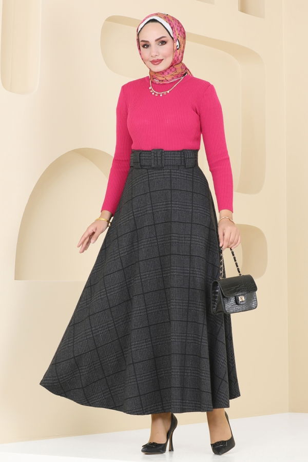 Modaselvim Skirt Skirts 22007UKB139 Anthracite