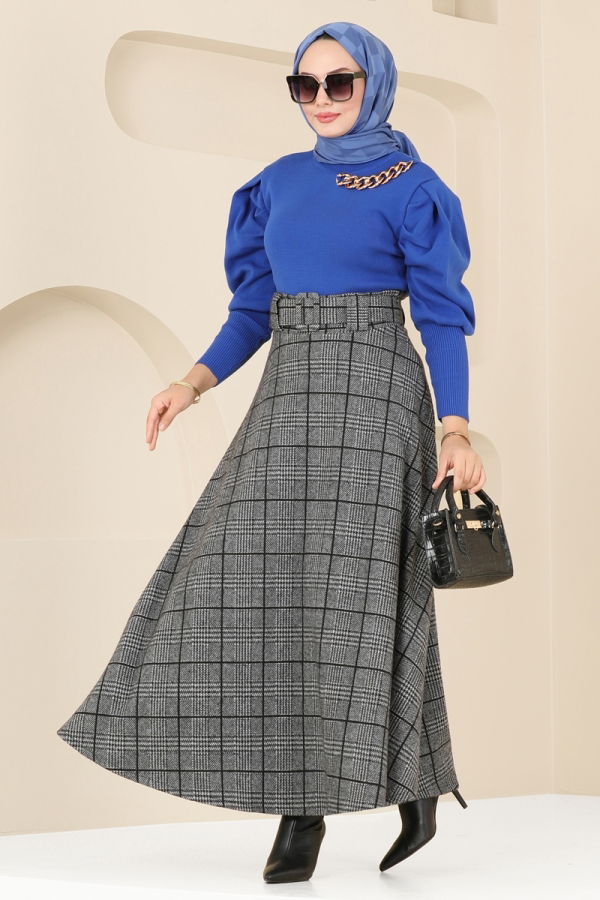 Modaselvim Skirt Skirts 22007UKB139 Gray