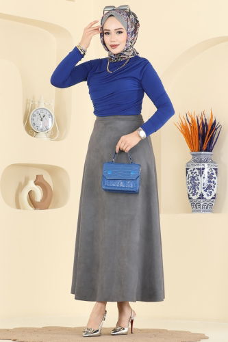 H.B.S. - Skirts 3228HBS856 Gray