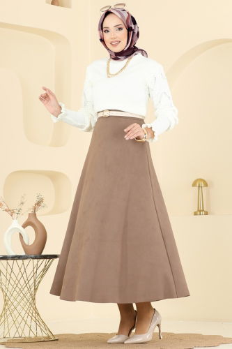 H.B.S. - Skirts 3228HBS856 Latte