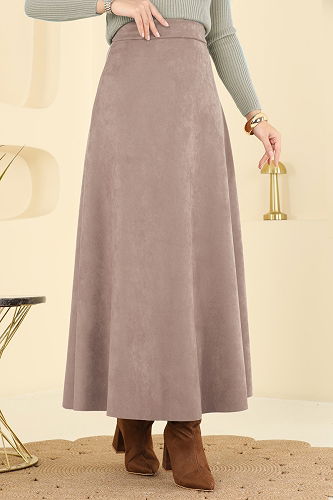 moda selvim Skirts 3228HBS856 Powder Vision - Thumbnail