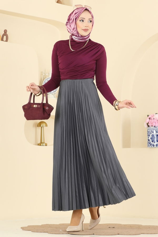 Modaselvim Skirt Skirts 4537BRZ597 Anthracite
