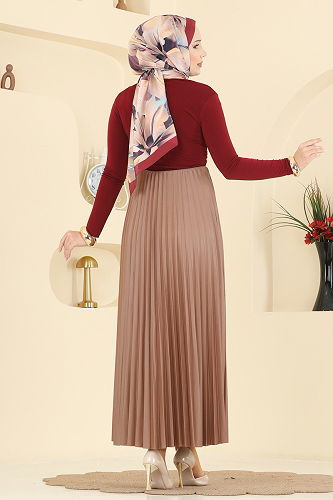 moda selvim Skirts 4537BRZ597 Vision - Thumbnail