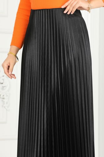 moda selvim Skirts 460MP806 Black - Thumbnail