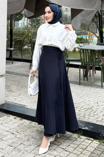 A.L.G.K. - Skirts 4697ALGK1170 Navy Blue