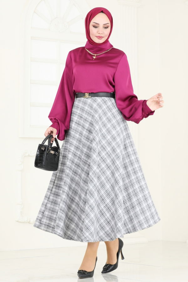 Modaselvim Skirt Skirts 6145BSK463 Ecru