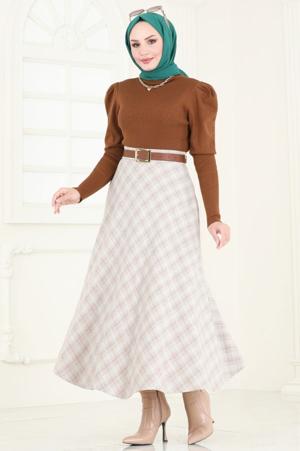 Skirts 6145BSK463 Stone - 2