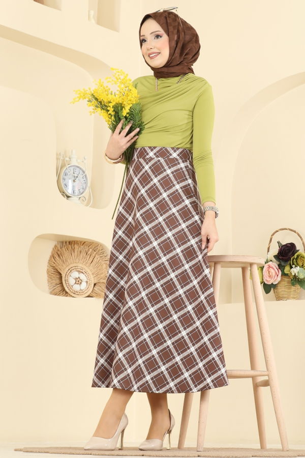 Modaselvim Skirt Skirts 8034TEG847 Brown