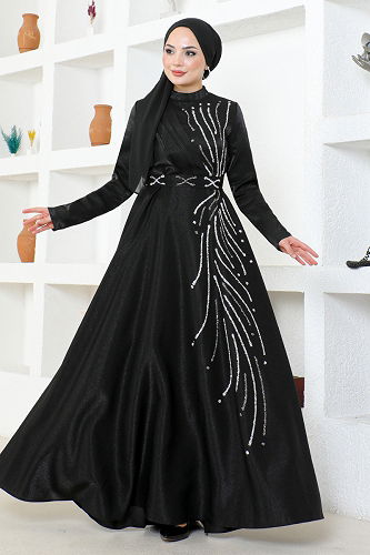 moda selvim أبييLPN6067-M أسود - Thumbnail