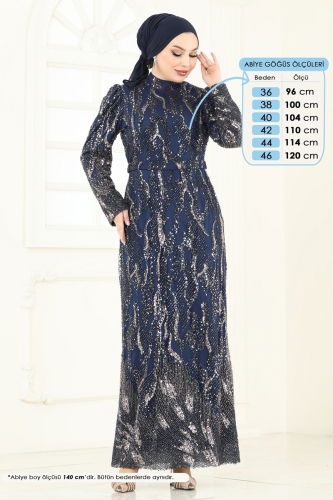 Y.G.S. - SUAL Boncuk İşlemeli Abiye 6628YG95 Laci