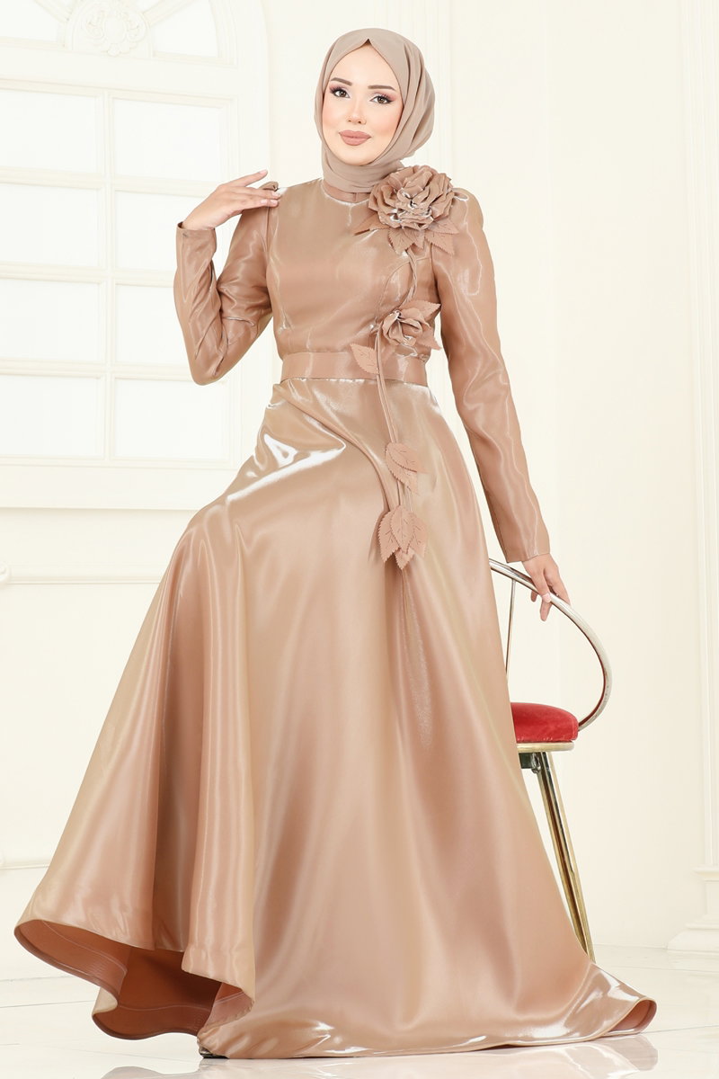 トップス Susan sale SUAL Gül Aksesuarlı Organze Abiye 5150D170 Vizyon - Moda Selvim