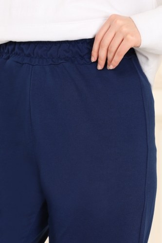 moda selvim Sweatpants 2356ZFN796 Indigo - Thumbnail