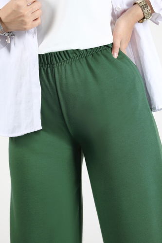 moda selvim Sweatpants 4004SBL832 Green - Thumbnail