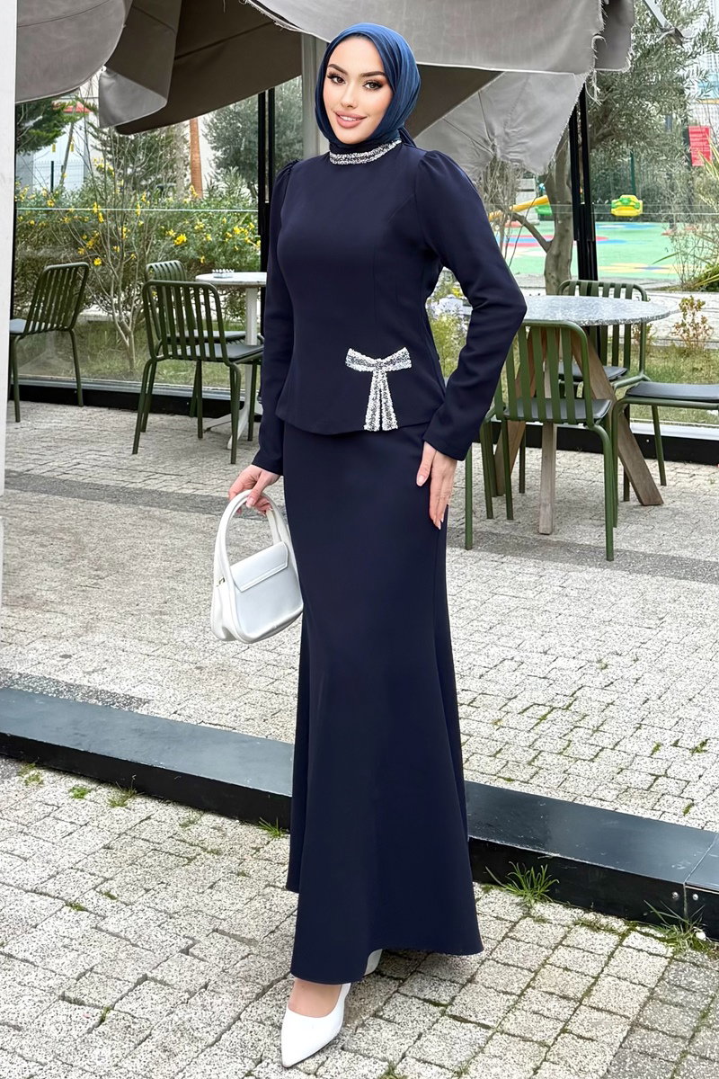 Taşlı Fiyonk Detaylı Takım 4699ALGK1170 Laci