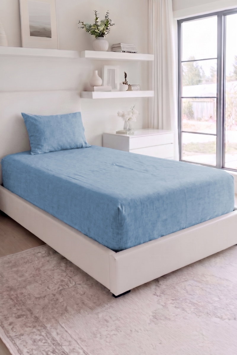 Tek Kişilik Çarşaf Takımı 1033HB1195 İndigo
