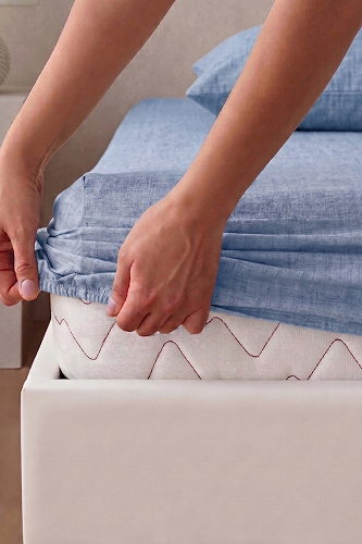 moda selvim Tek Kişilik Çarşaf Takımı 1033HB1195 Laci - Thumbnail