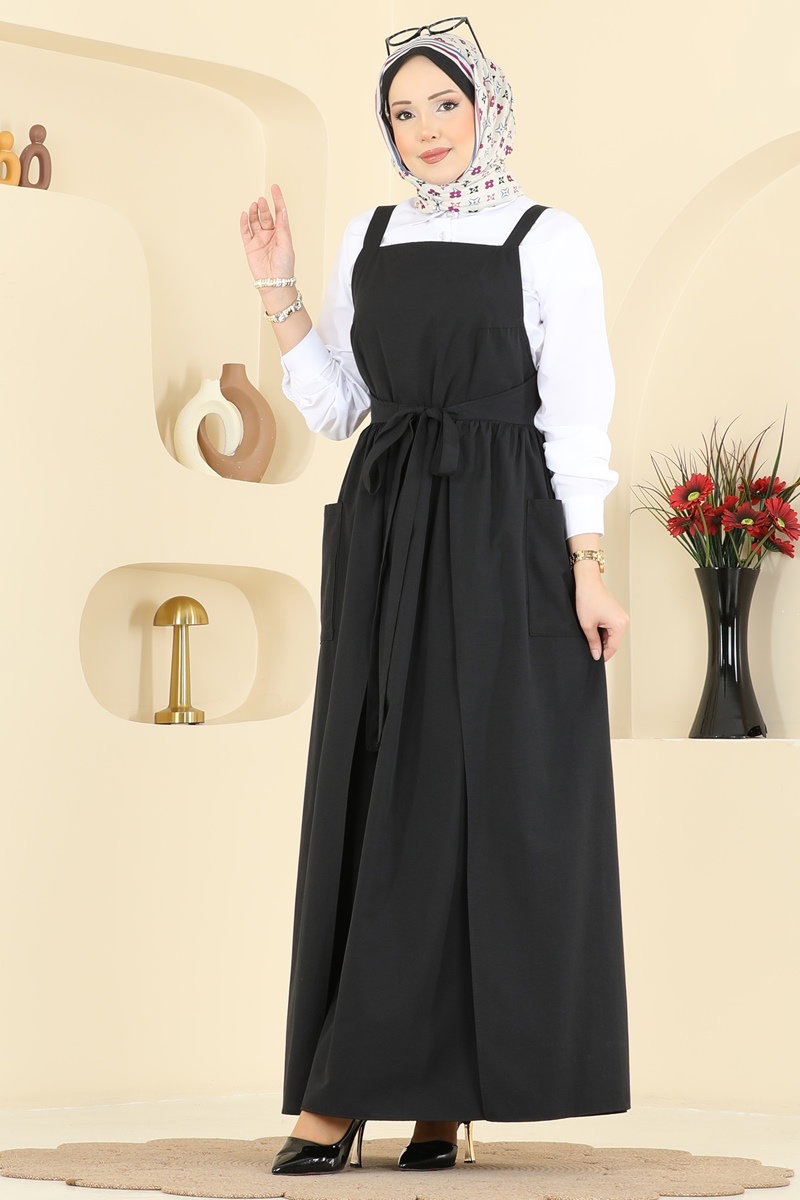 Terikoton 2 li Jile Takım 348ASN888 Siyah - Moda Selvim