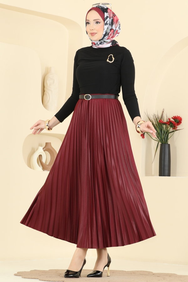 Modaselvim Bluz ve Gömlek Toka Detaylı Sandy Bluz 225BO429 Siyah