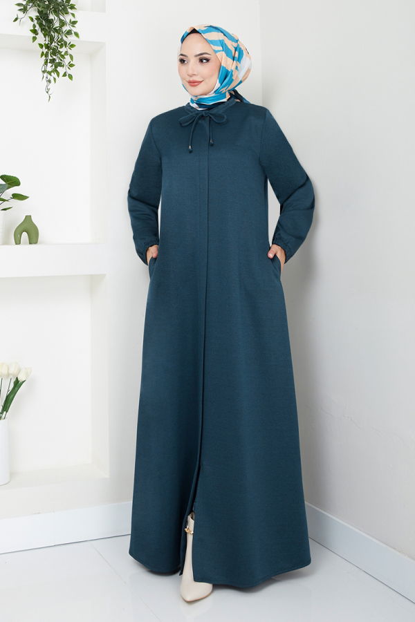 Modaselvim NET 20%+20% DISCOUNT IN THE CARD Topcoat 0132HMY948-M Petroleum