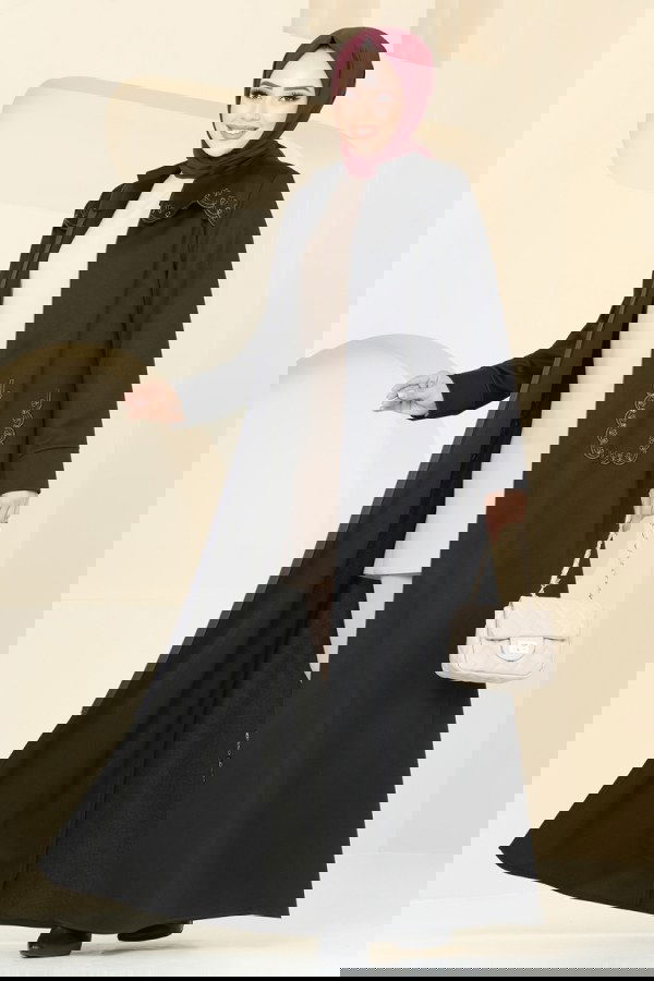 Modaselvim NET 20%+20% DISCOUNT IN THE CARD Topcoat 0256HMY852 Black