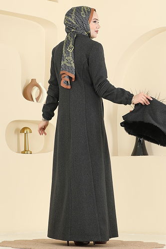 moda selvim Topcoat 2076OZT1013 Dark Anthracite - Thumbnail