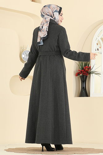 moda selvim Topcoat 2078OZT1013 Anthracite - Thumbnail