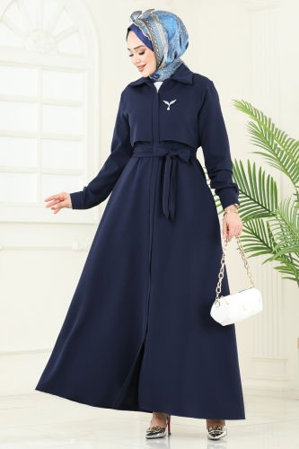 S.L. - Topcoat 2630SL432 Navy Blue