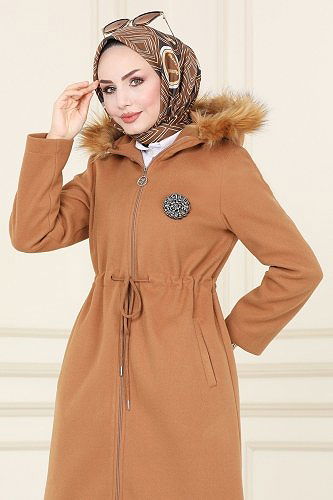 moda selvim Topper 2304MRK805 Tan - Thumbnail