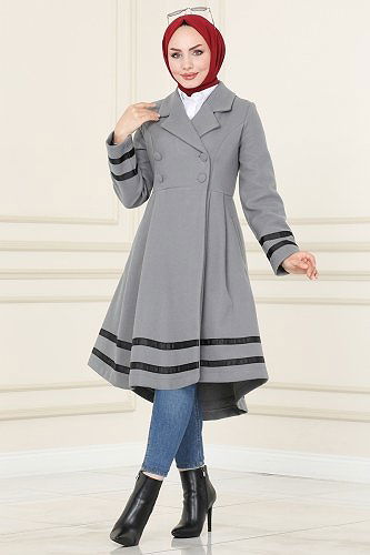 moda selvim Topper 2305MRK805 Gray - Thumbnail