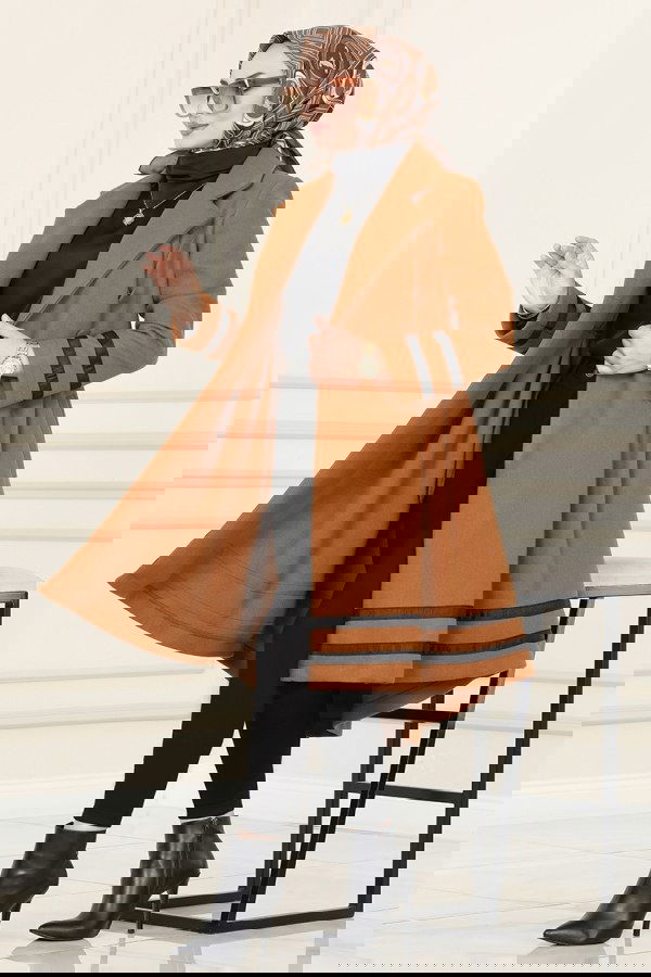 Modaselvim خصم صافٍ20%+20% في سلة التسوق 2305MRK805 رملي ستره شتويه