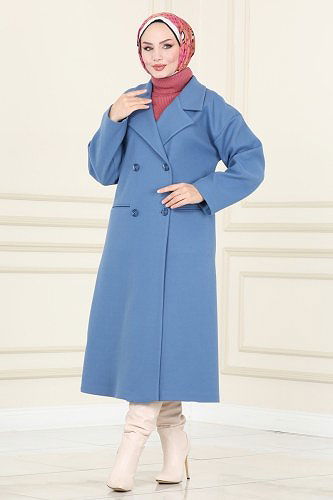 moda selvim Topper 2409SVT808 Indigo - Thumbnail