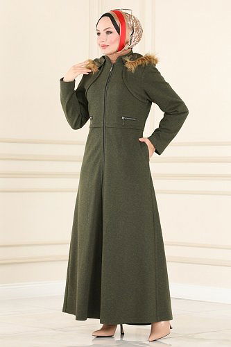 moda selvim Topper 3140PD194 Khaki - Thumbnail