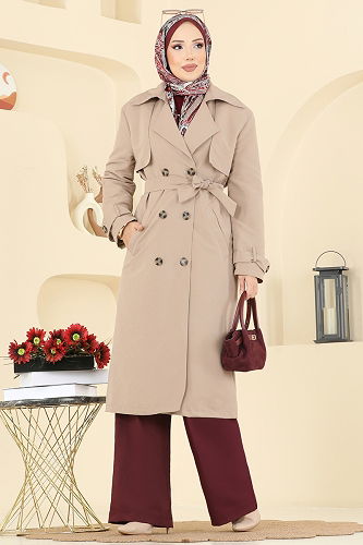 moda selvim ترانشكوت بيج 039OZT1013 - Thumbnail