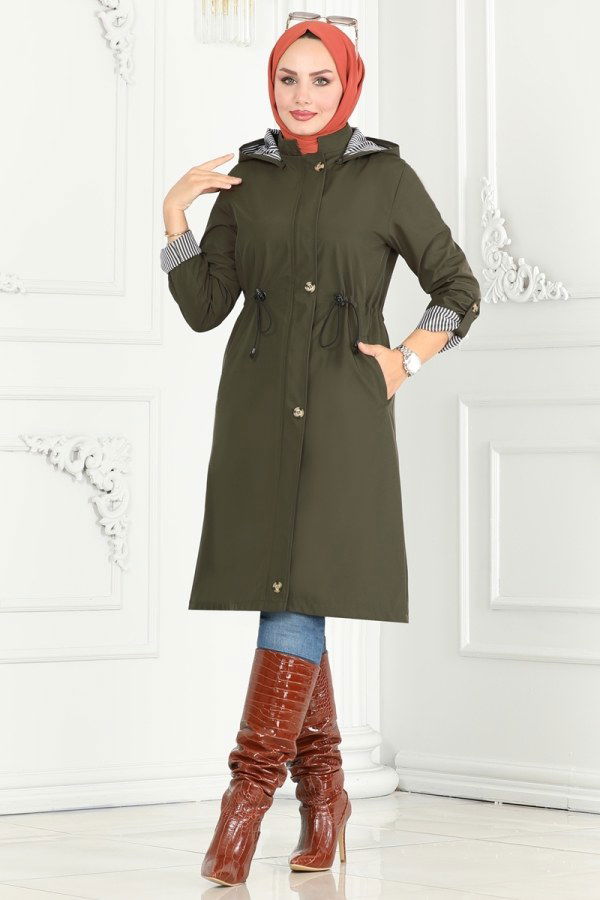 Trenchcoat 1001MSA980 Khaki - 3