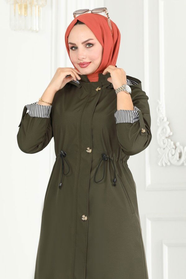 Trenchcoat 1001MSA980 Khaki - 4