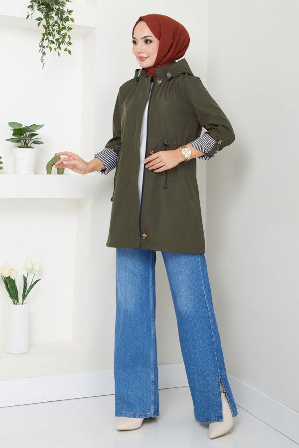 Trenchcoat 1002MSA980 Khaki - 2