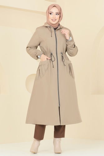 moda selvim Trenchcoat 1005MSA980 Vision - Thumbnail