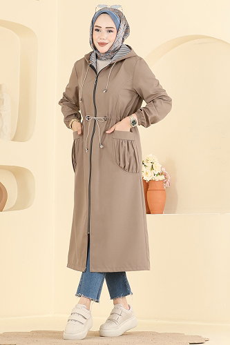 moda selvim Trenchcoat 1005MSA980 Vision - Thumbnail