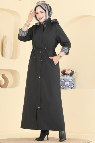 M.S.A. - Trenchcoat 1006MSA980 Black
