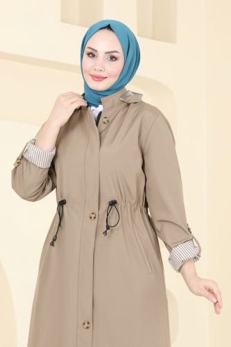 moda selvim Trenchcoat 1006MSA980 Vision - Thumbnail