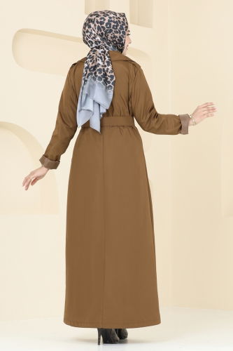 moda selvim Trenchcoat 124EMS872 Tan - Thumbnail