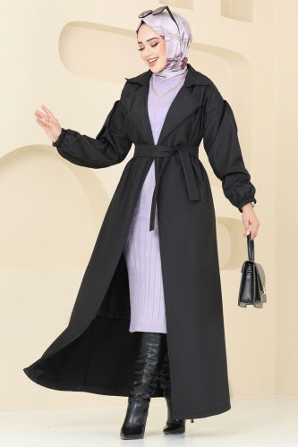 E.M.S. - Trenchcoat 125EMS872 Black