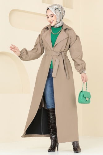 moda selvim Trenchcoat 125EMS872 Vision - Thumbnail