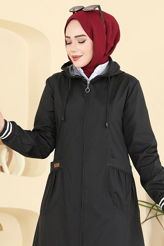 moda selvim ترانشكوت أسود 1418ORG1169 - Thumbnail