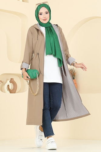 moda selvim Trenchcoat 2511MSA980 Vision - Thumbnail