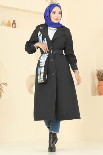 M.S.A. - Trenchcoat 2513MSA980 Black