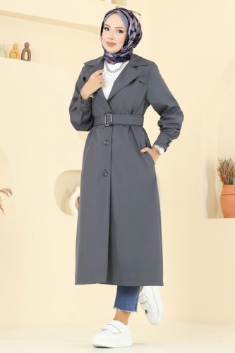 M.S.A. - Trenchcoat 2513MSA980 Smoked